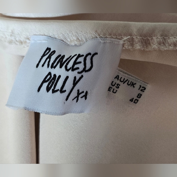 Princess Polly Cream Satin Dress - Picture 12 of 12